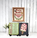 Vintage Watermelon Sign and Frame | Choice of 3 signs + Optional Frame 