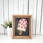 Vintage Watermelon Sign and Frame | Choice of 3 signs + Optional Frame 