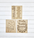 Vintage Watermelon Sign and Frame | Choice of 3 signs + Optional Frame 