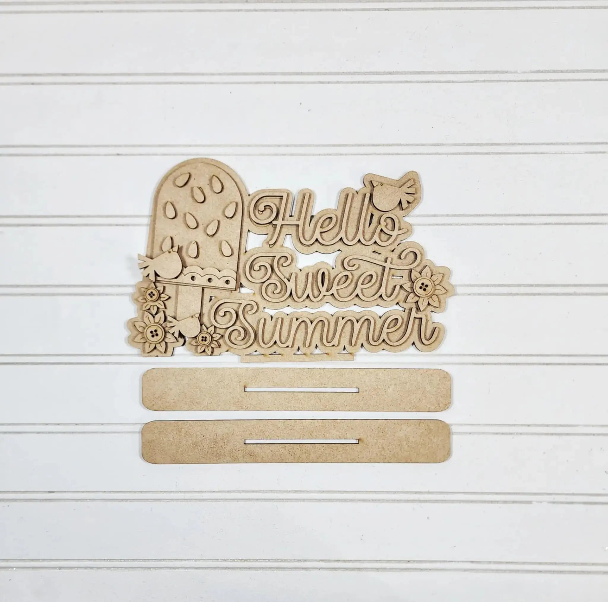 Vintage Watermelon Word Art Sign 🍉 