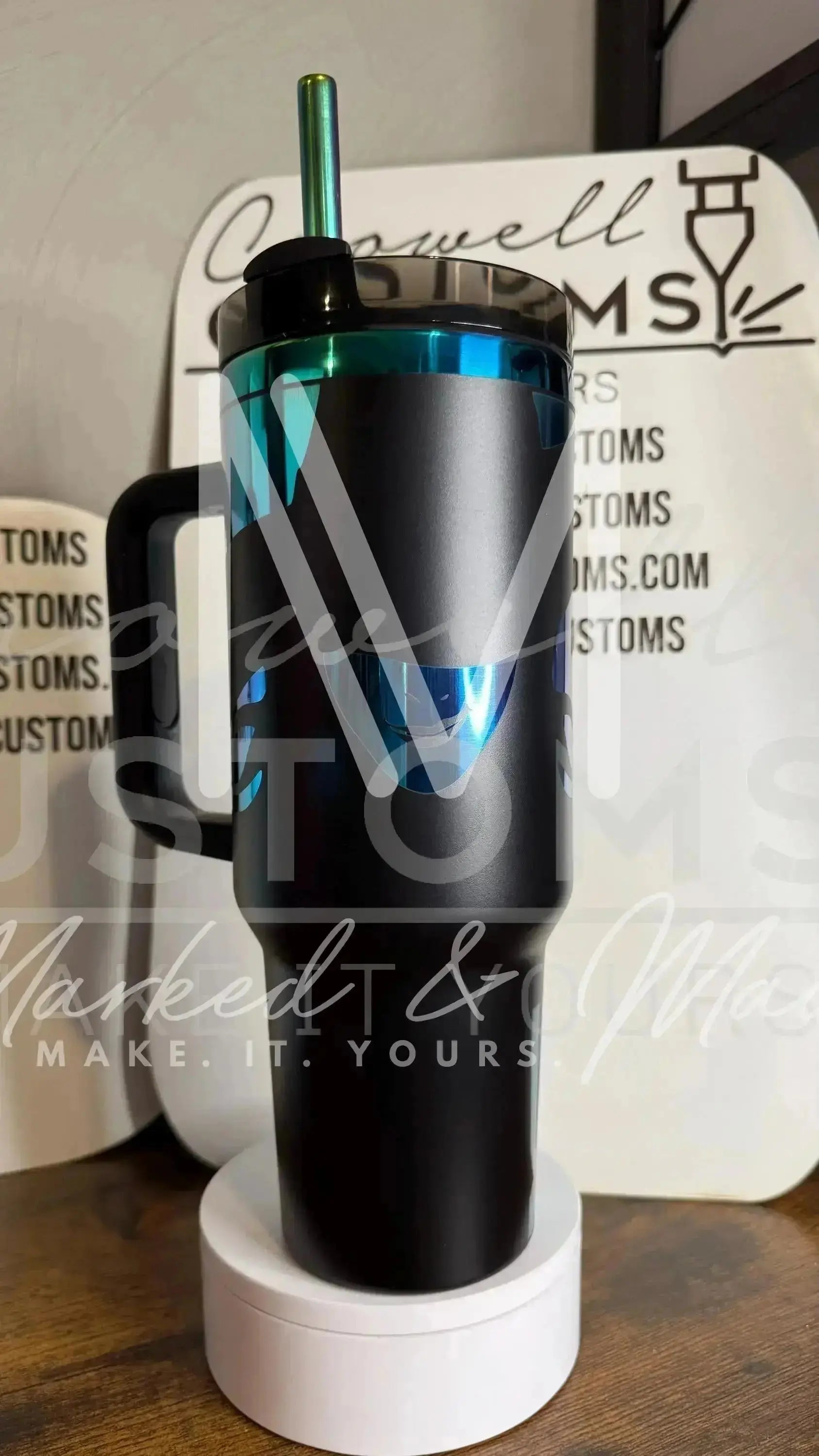 WICKED! Elphaba Wizard of Oz  Quencher Tumbler (30oz, 40oz, + Stanleys). 