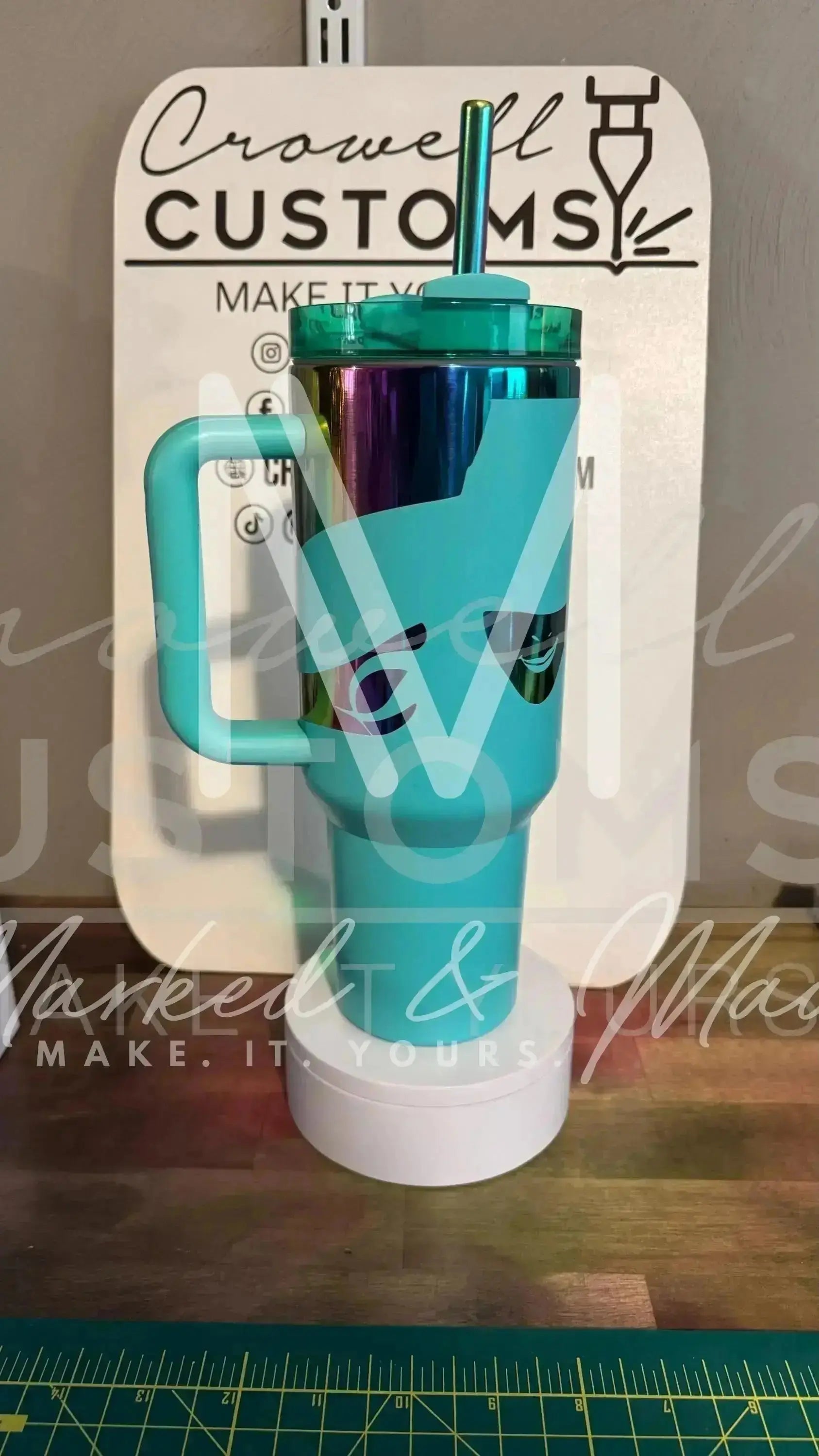 WICKED! Elphaba Wizard of Oz  Quencher Tumbler (30oz, 40oz, + Stanleys). 