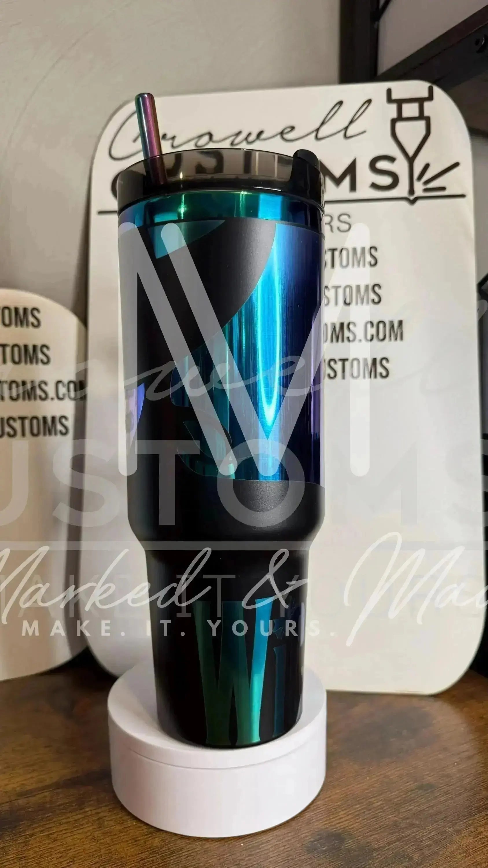 WICKED! Elphaba Wizard of Oz  Quencher Tumbler (30oz, 40oz, + Stanleys).