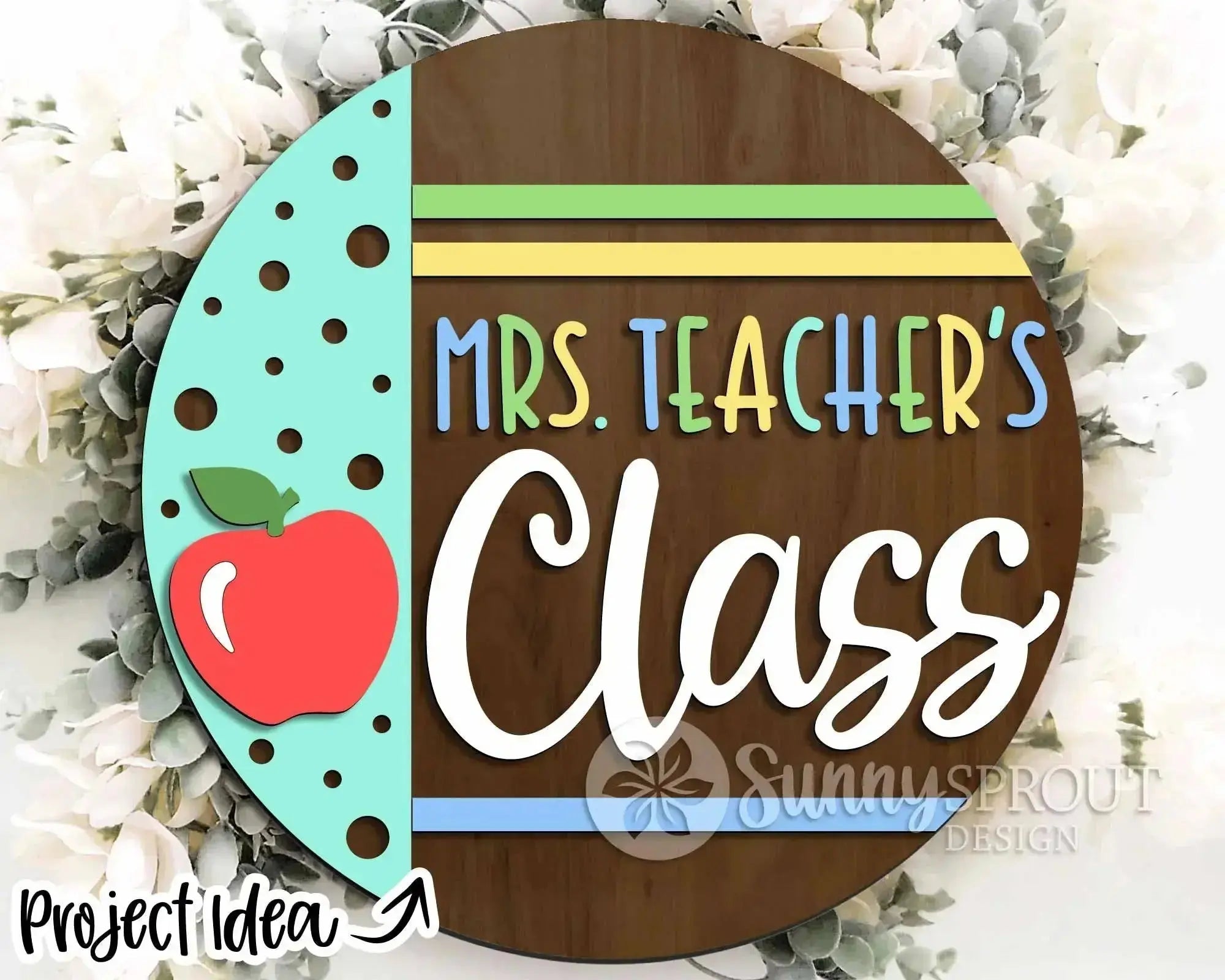 Teacher / Classroom Welcome Sign | 10.5 or 18" | Door Hanger | Multiple Designs 