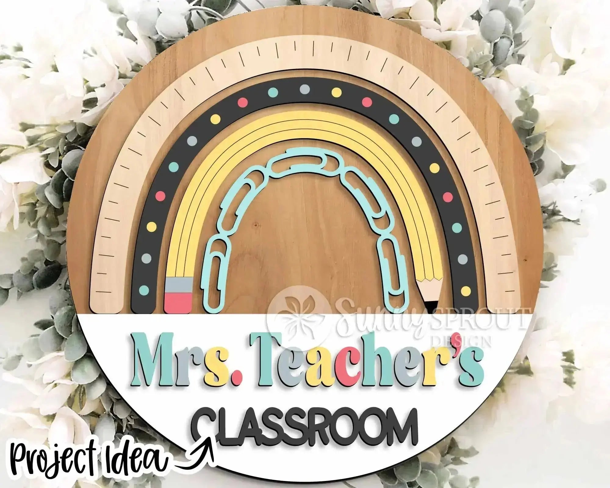 Teacher / Classroom Welcome Sign | 10.5 or 18" | Door Hanger | Multiple Designs 