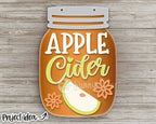 DIY KIT | Handmade Fall Mason Jar  Welcome Sign | 11"  or 15" | Door Hanger | Multiple Designs  | CUTOUT Kit 