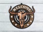 Western Longhorn Door Hangers – Handcrafted Boho Chic Decor 