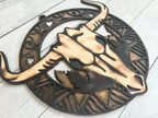 Western Longhorn Door Hangers – Handcrafted Boho Chic Decor 