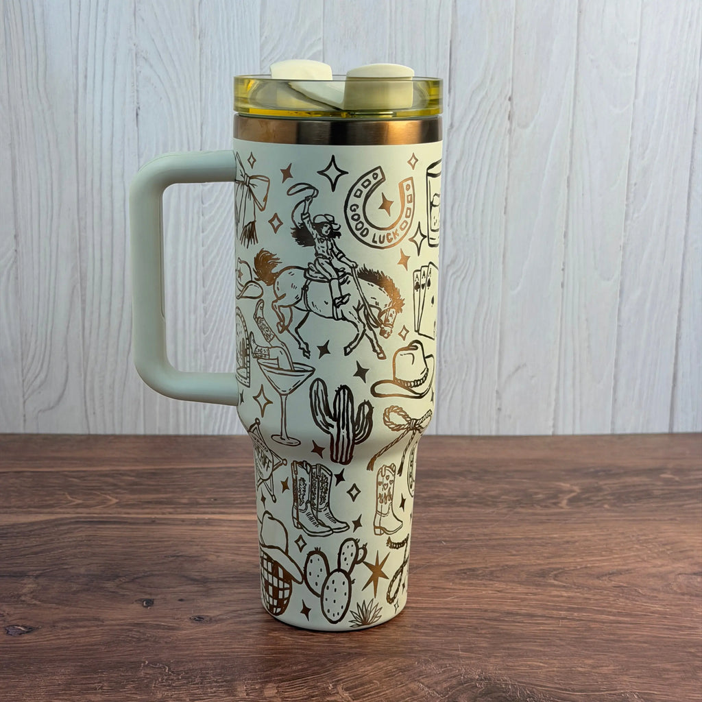 Western Sketch - Cream to Copper 40 oz 