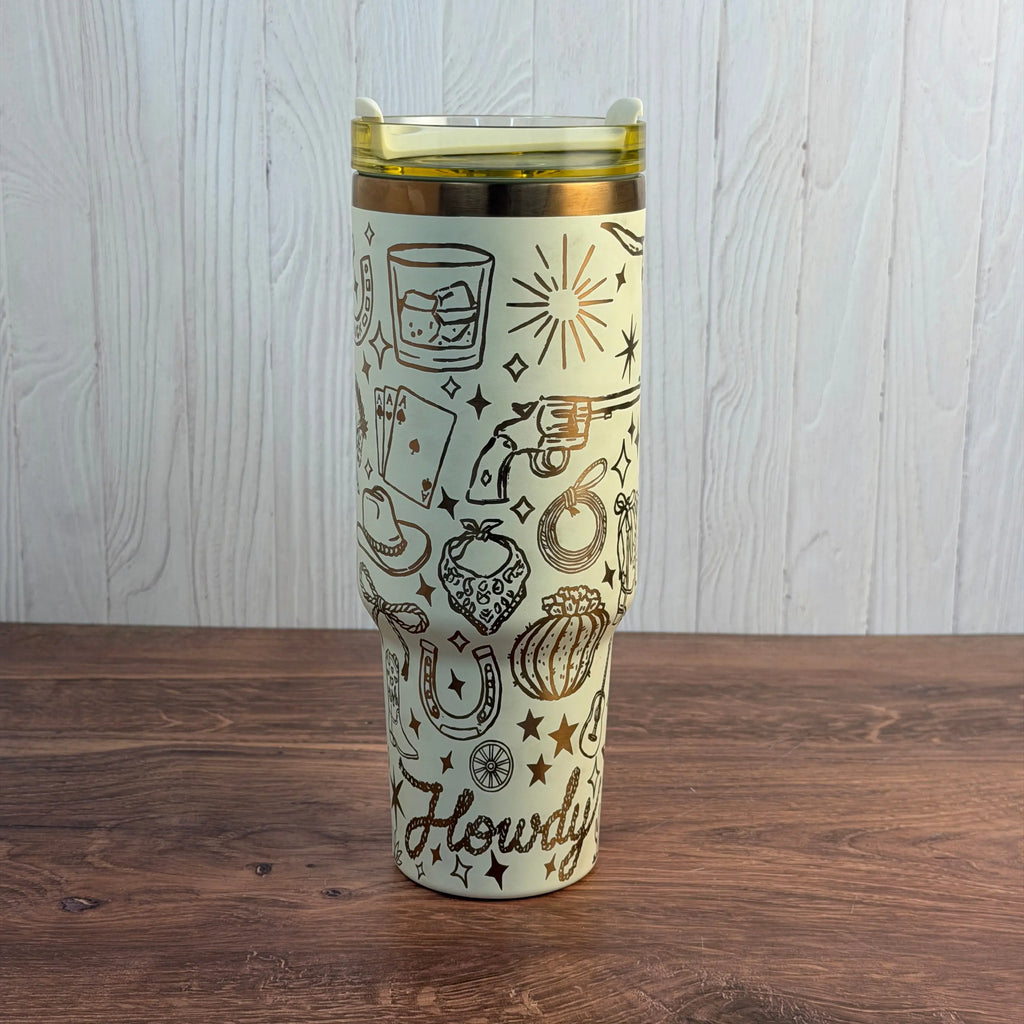 Western Sketch - Cream to Copper 40 oz 