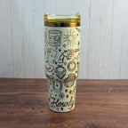 Western Sketch - Cream to Copper 40 oz 