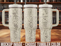 Western Sketch Tumbler | 40oz, 30oz, Stanleys, 20oz, 16oz, 14oz, 10oz 