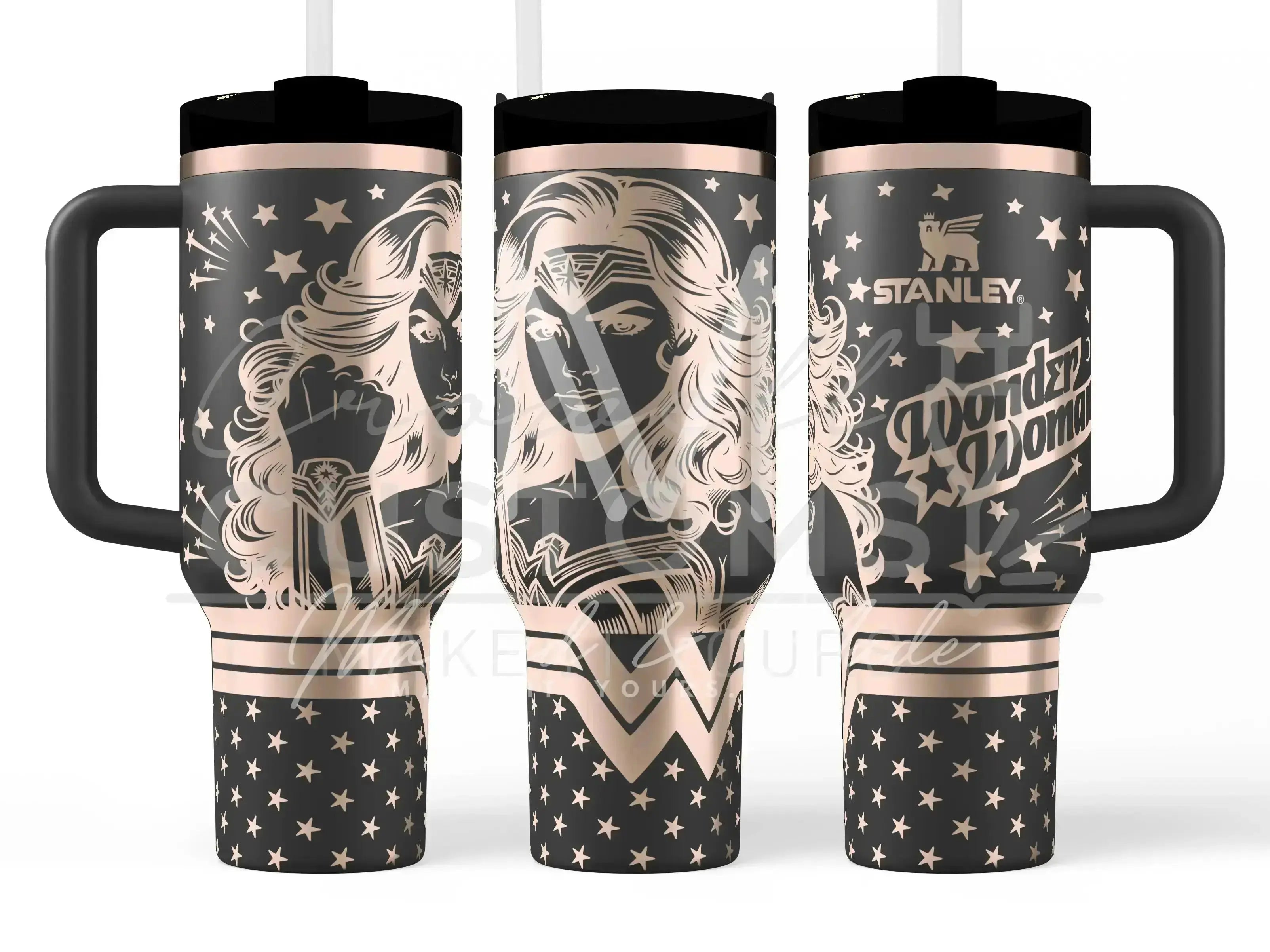 Wonder Woman  Quencher Tumbler (30oz, 40oz, + Stanleys)