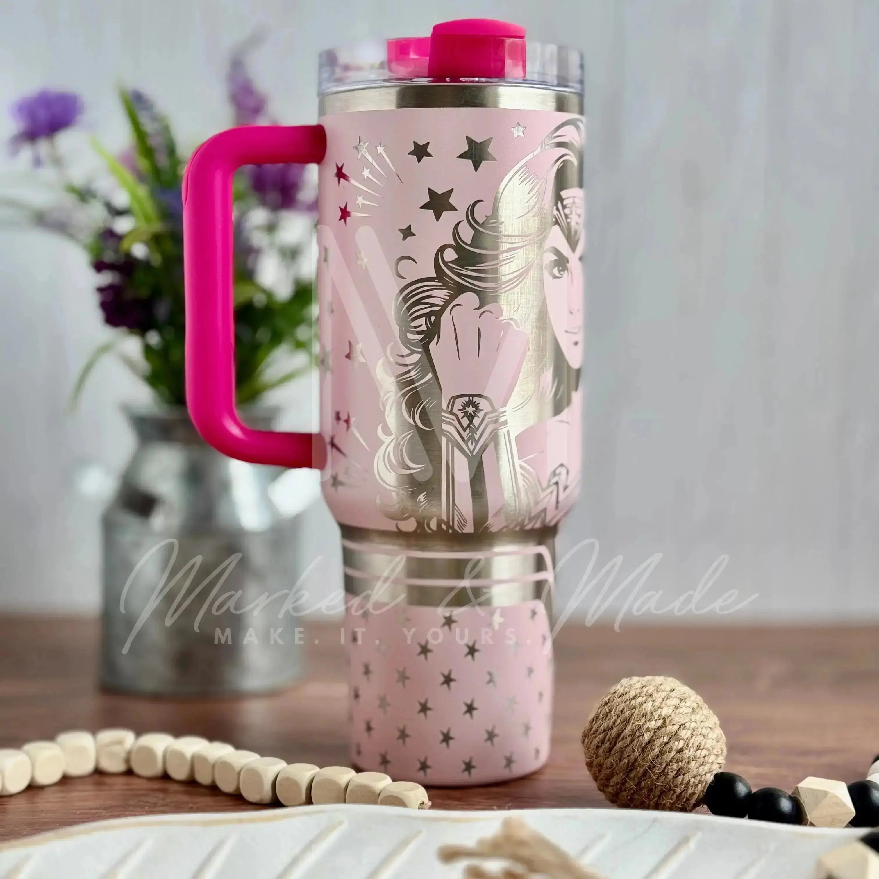 Wonder Woman  Quencher Tumbler (30oz, 40oz, + Stanleys)