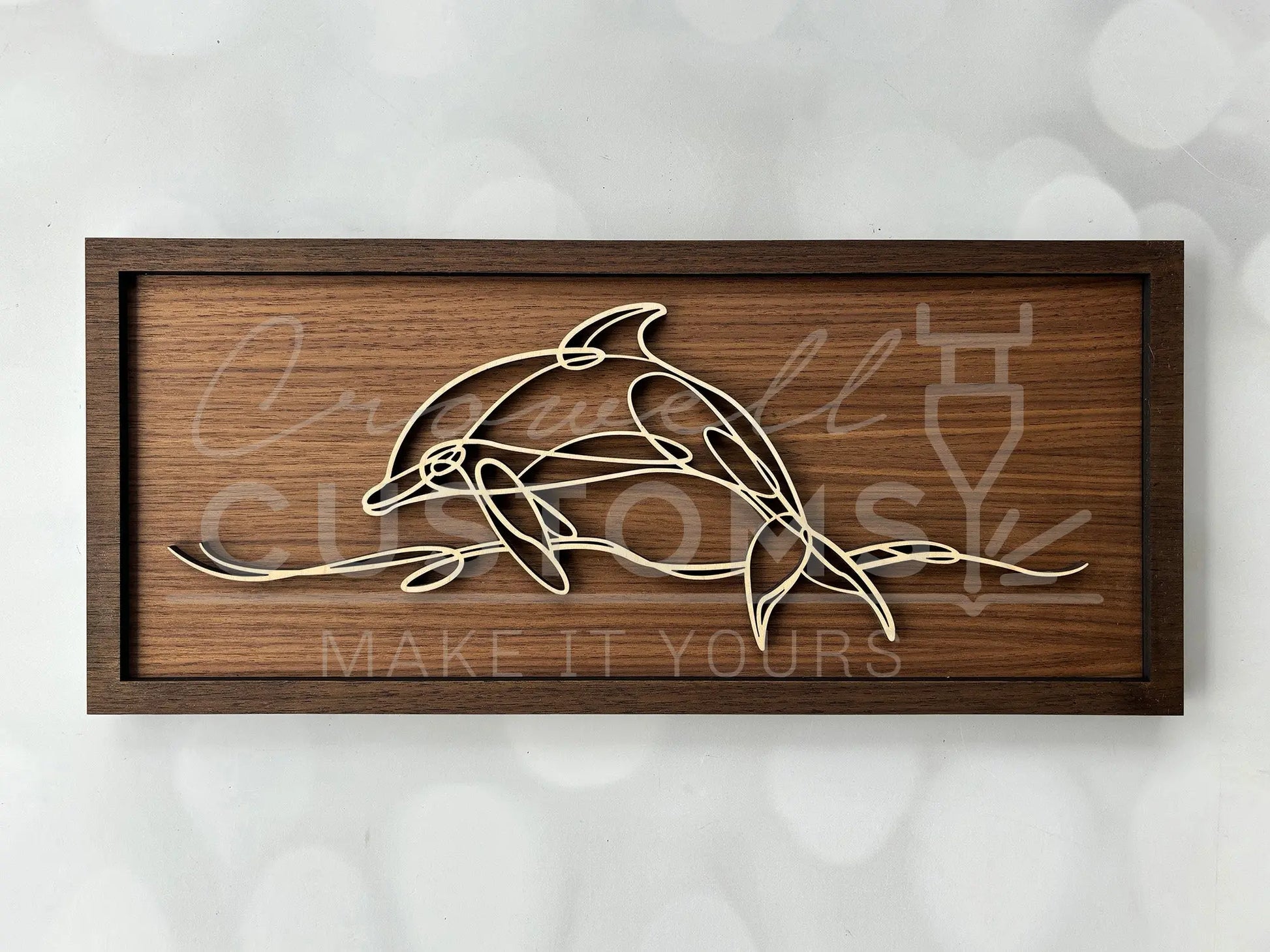 Wood Doodle Art Wall Decor 