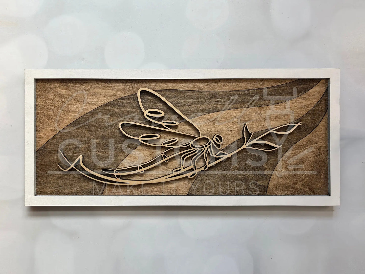 Wood Doodle Art Wall Decor 