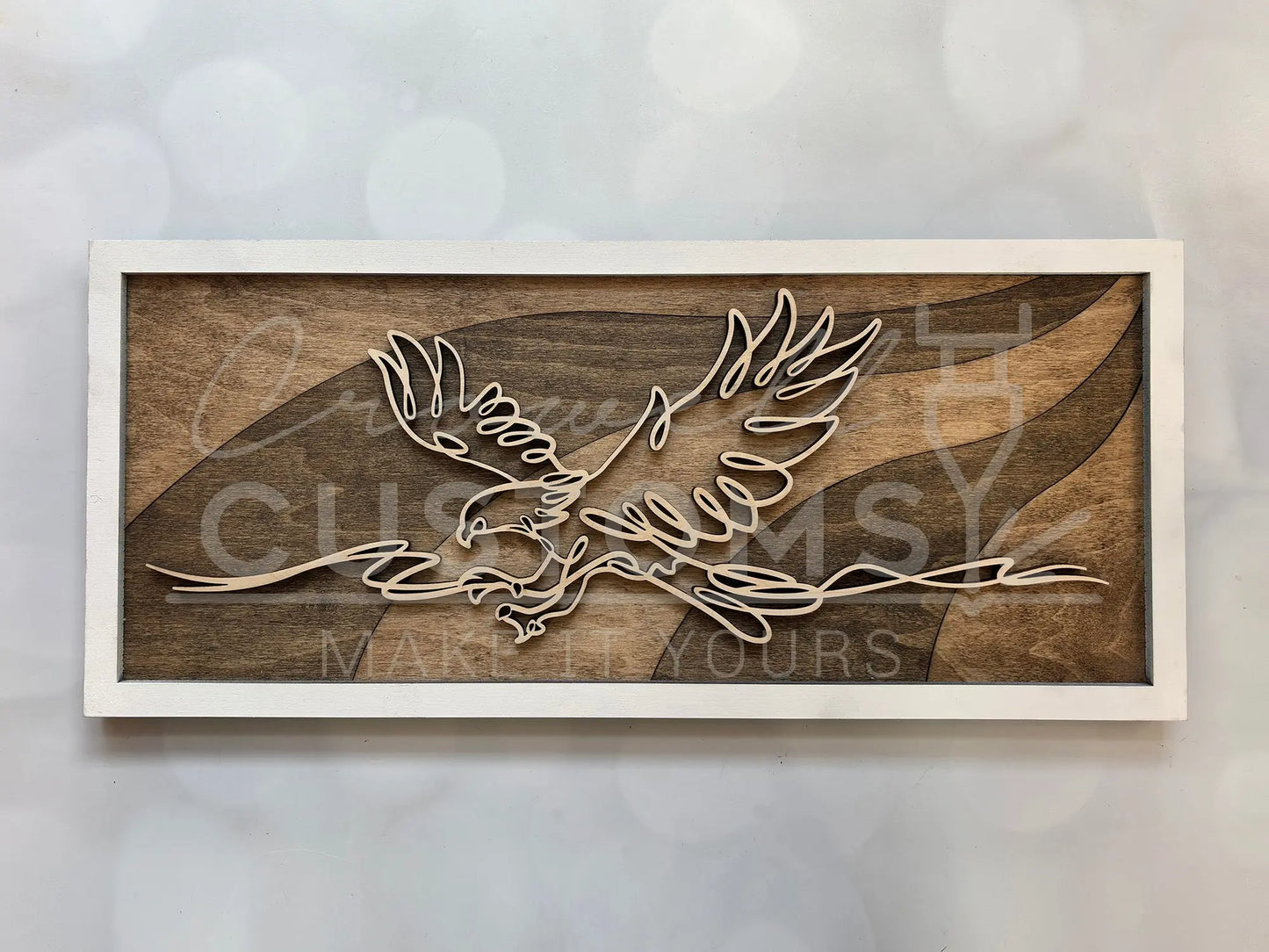 Wood Doodle Art Wall Decor 