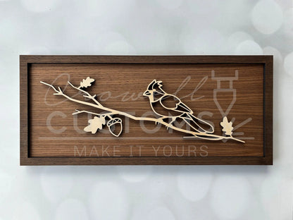 Wood Line Art Wall Decor 