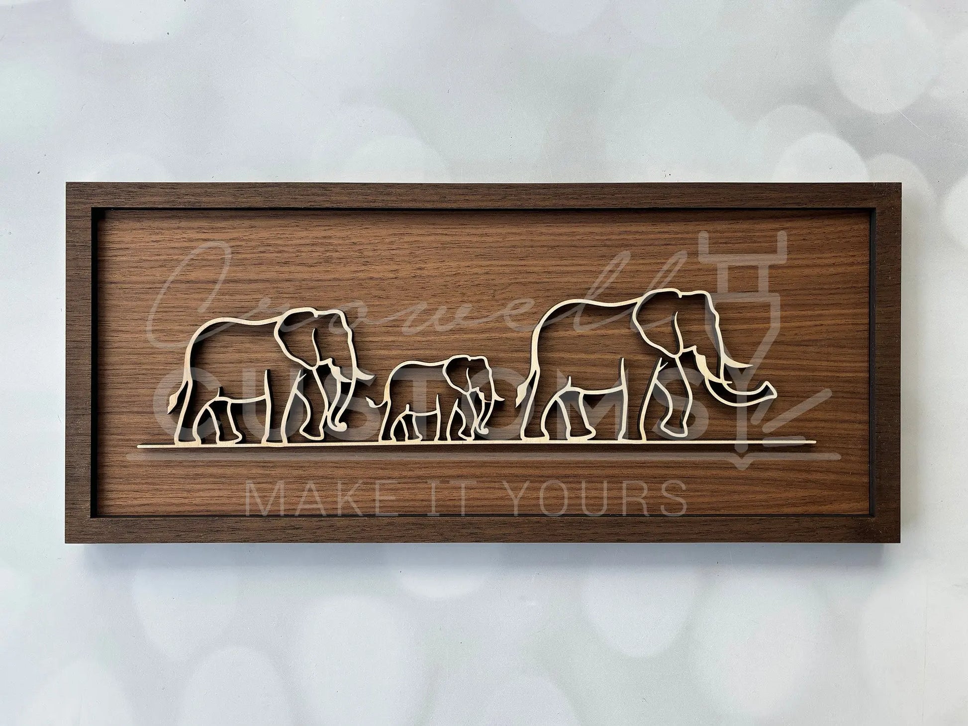 Wood Line Art Wall Decor 