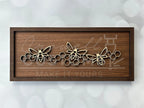 Wood Line Art Wall Decor 
