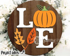 Handmade Fall Welcome Sign | 10.5 or 18" | Door Hanger | Multiple Designs 