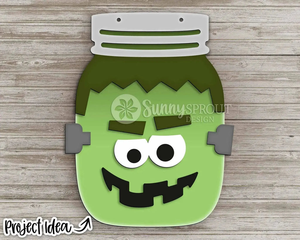 Halloween Mason Jar Signs! Hand-Painted| 11" or 15"  | Door Hanger | Multiple Designs 