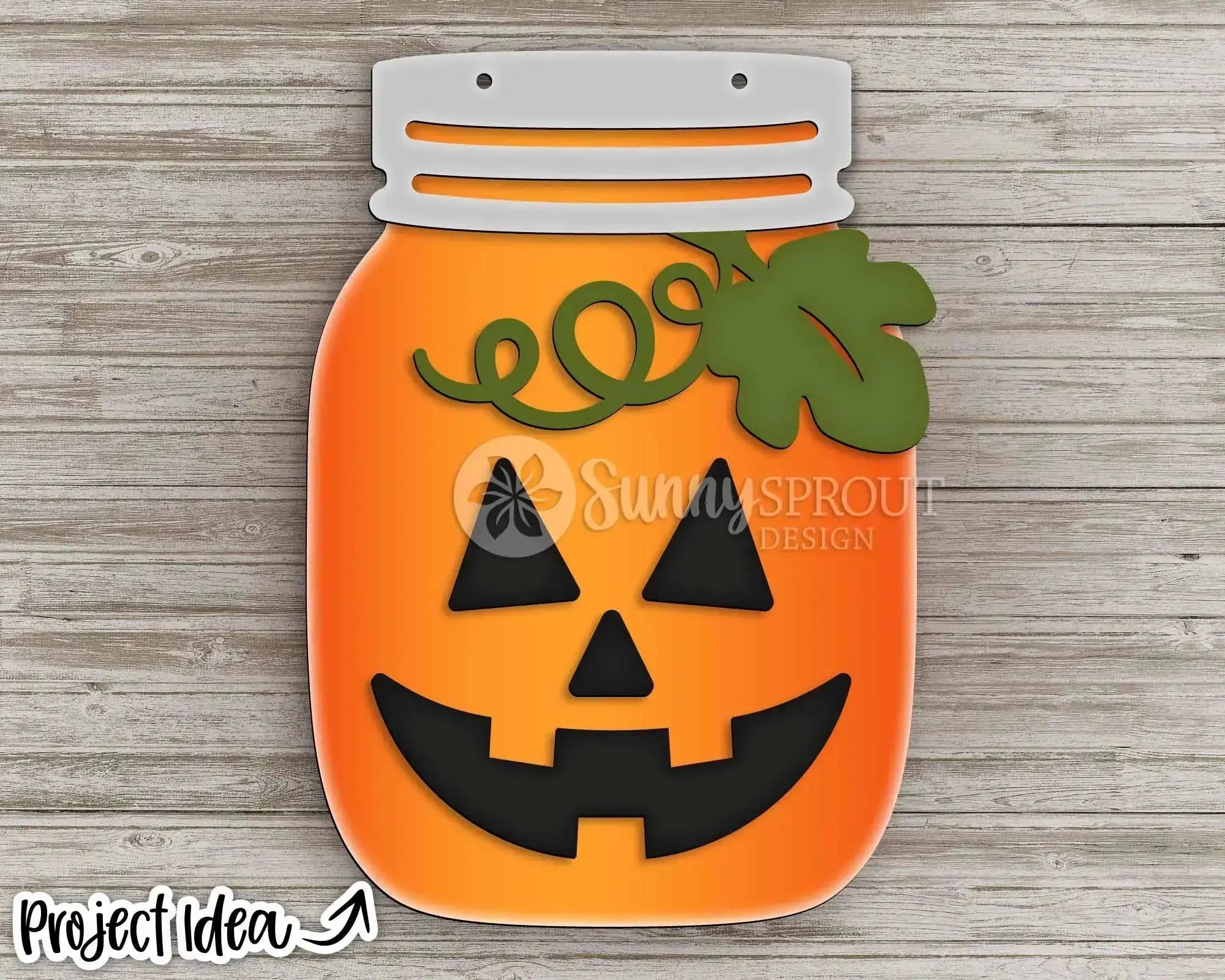 Halloween Mason Jar Signs! Hand-Painted| 11" or 15"  | Door Hanger | Multiple Designs 