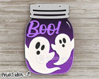 Halloween Mason Jar Signs! Hand-Painted| 11" or 15"  | Door Hanger | Multiple Designs 