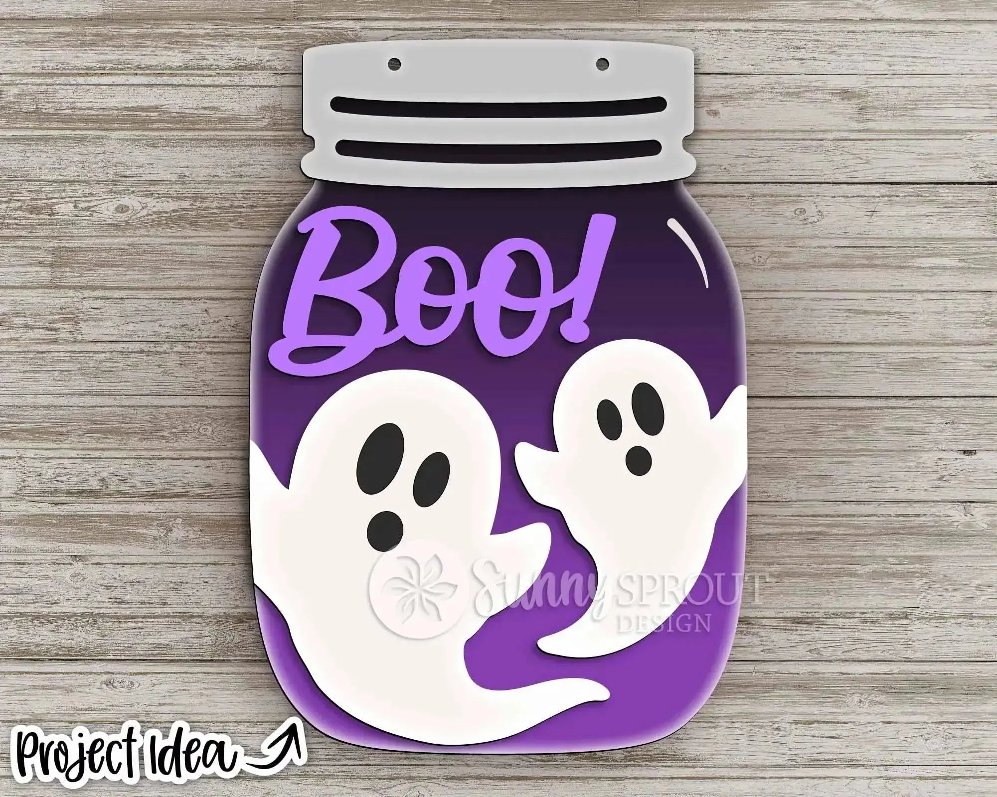 Halloween Mason Jar Signs! Hand-Painted| 11" or 15"  | Door Hanger | Multiple Designs 