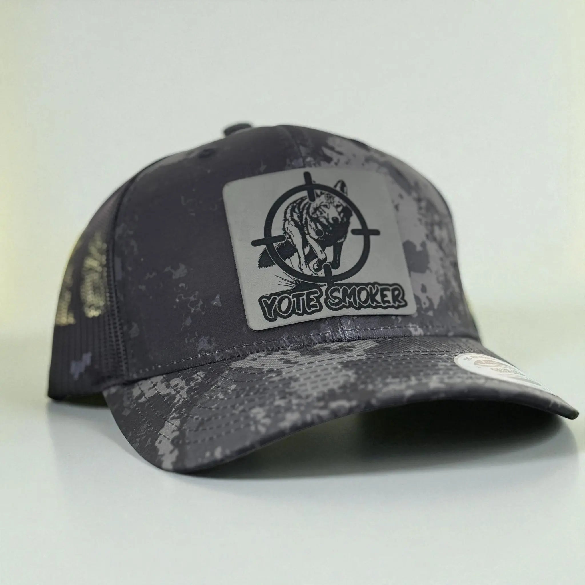 Yote Smoker - Custom Patch Hat 