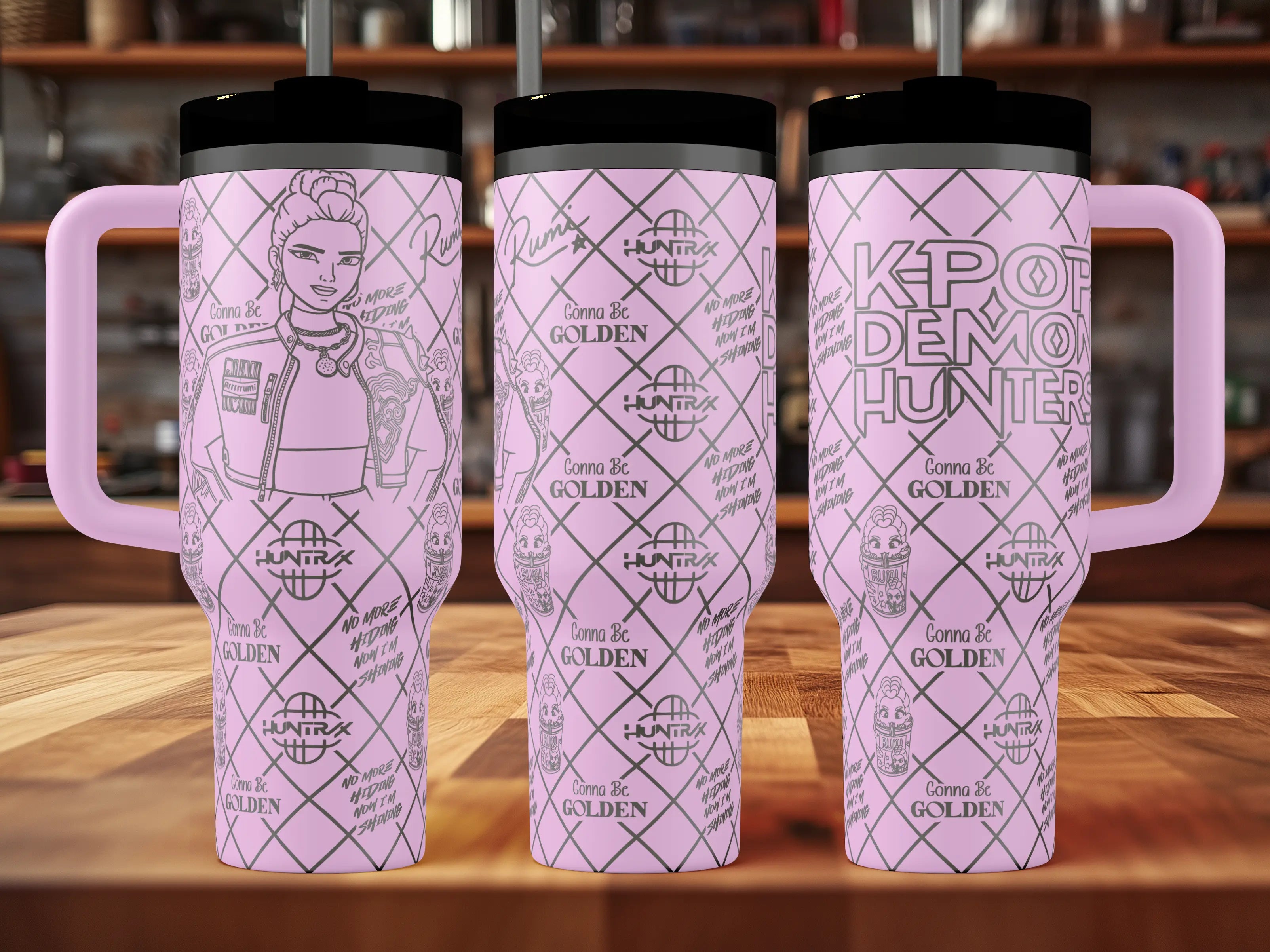 Zoe (K-Pop Demon Hunters) Tumbler | 40oz, 30oz, Stanleys, 20oz, 16oz, 14oz, 10oz 