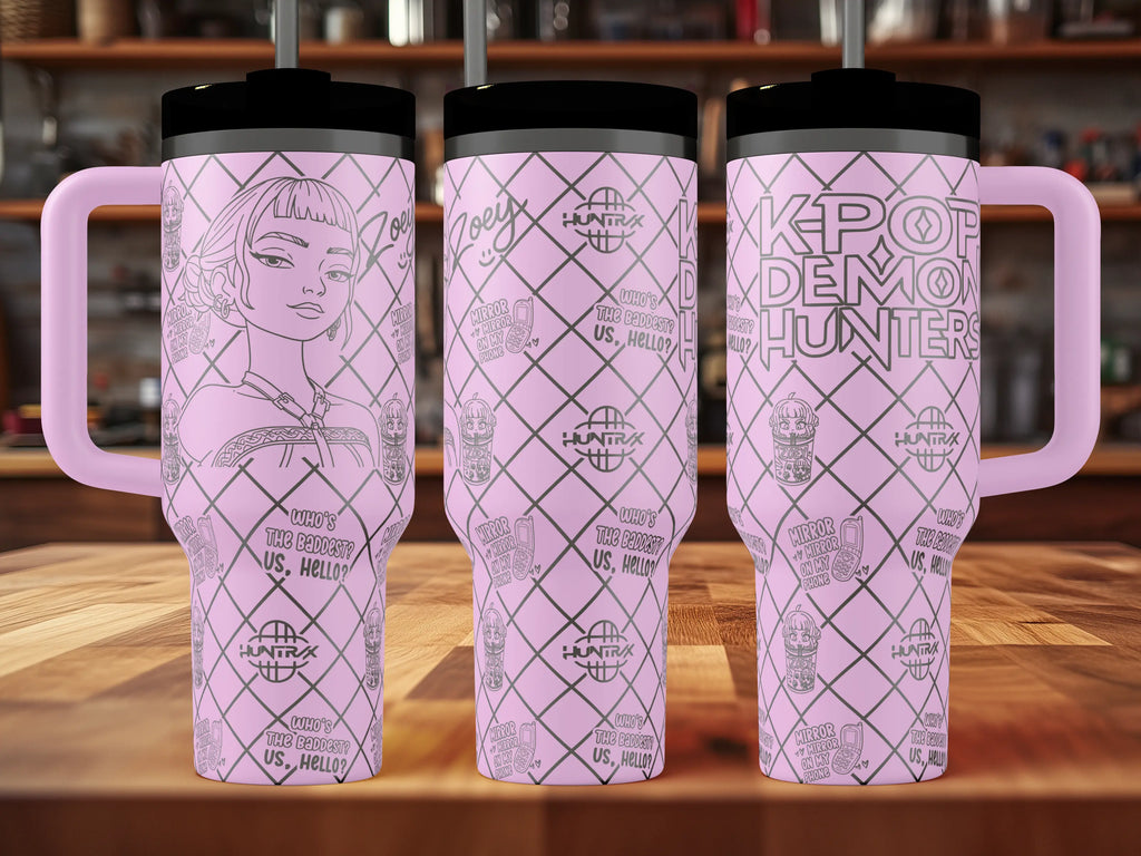 Zoe (K-Pop Demon Hunters) Tumbler | 40oz, 30oz, Stanleys, 20oz, 16oz, 14oz, 10oz 