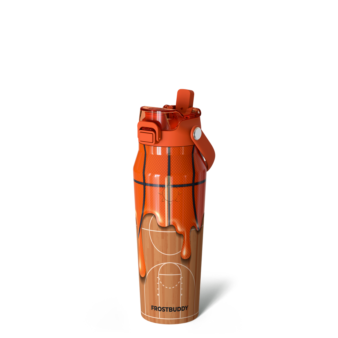 Frost Buddy 24oz Bottle Buddy - Basketball Drip