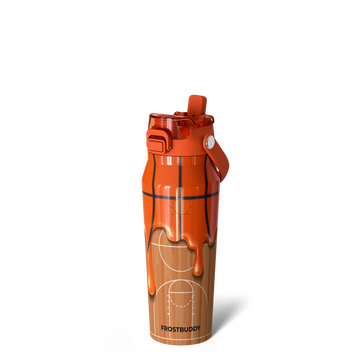 Frost Buddy 24oz Bottle Buddy - Basketball Drip