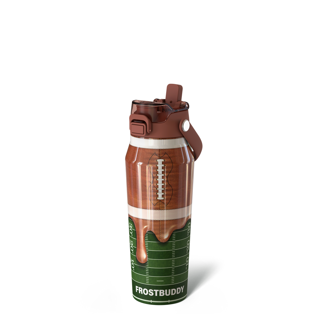 Frost Buddy 24oz Bottle Buddy - Football Drip