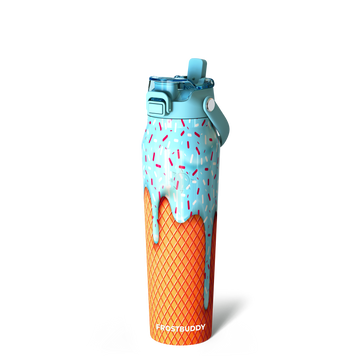 Frost Buddy 32oz Bottle Buddy - Blue Ice Cream