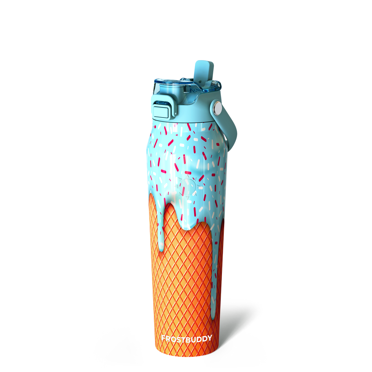 Frost Buddy 32oz Bottle Buddy - Blue Ice Cream