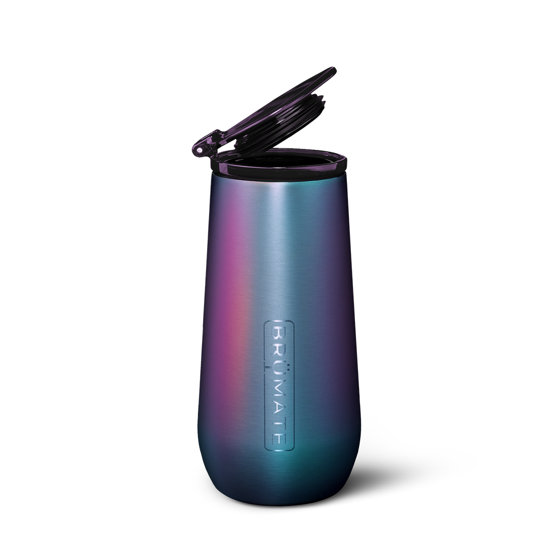 BrüMate 12oz Champagne Flute - Dark Aura 