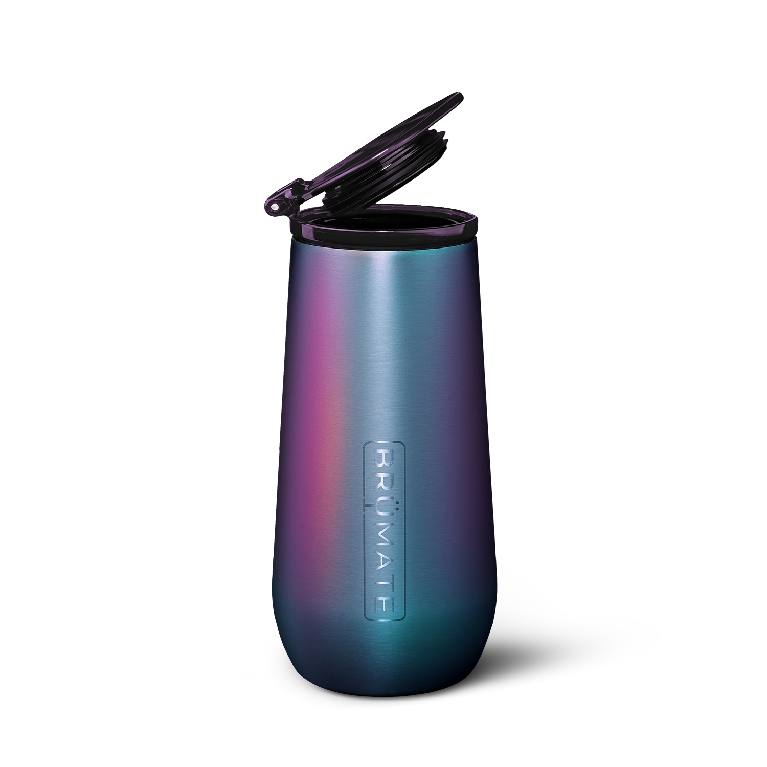 BrüMate 12oz Champagne Flute - Dark Aura 