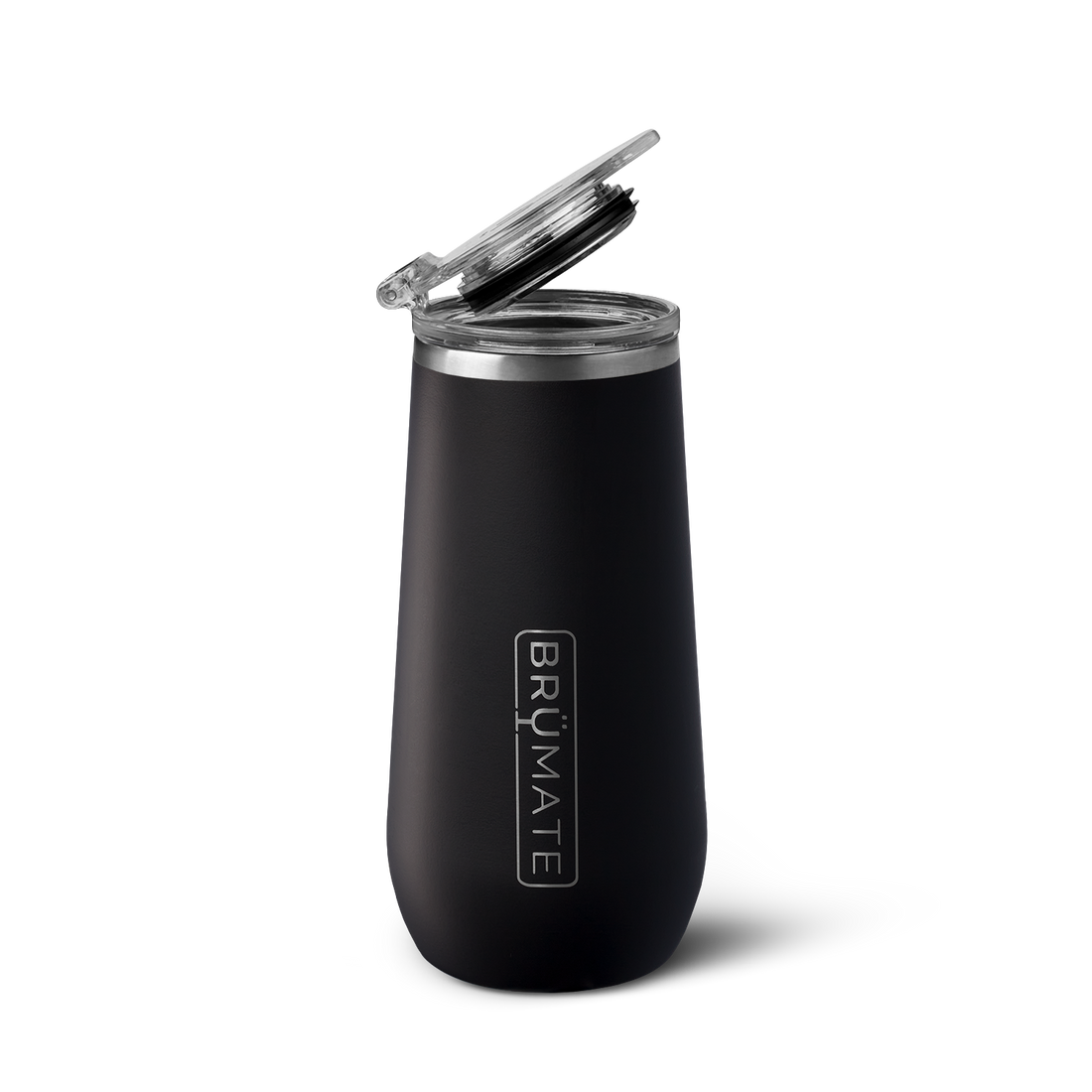 BrüMate 12oz Champagne Flute - Matte Black 
