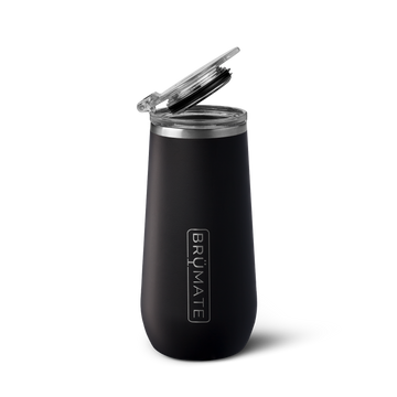 BrüMate 12oz Champagne Flute - Matte Black 