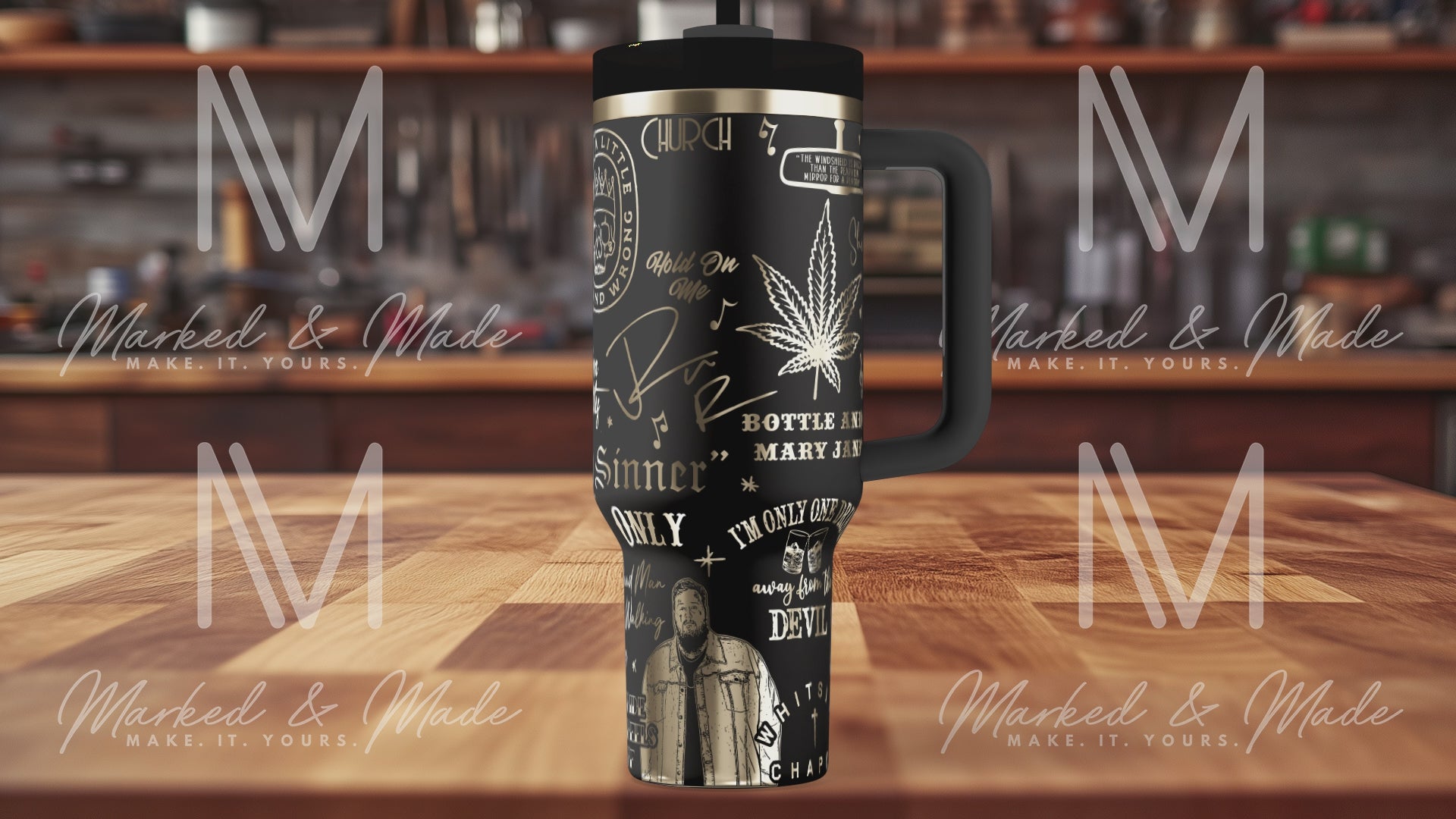 Jelly Roll Engraved Tumbler  | 40oz, 30oz, Stanleys, 20oz, 16oz, 14oz, 10oz