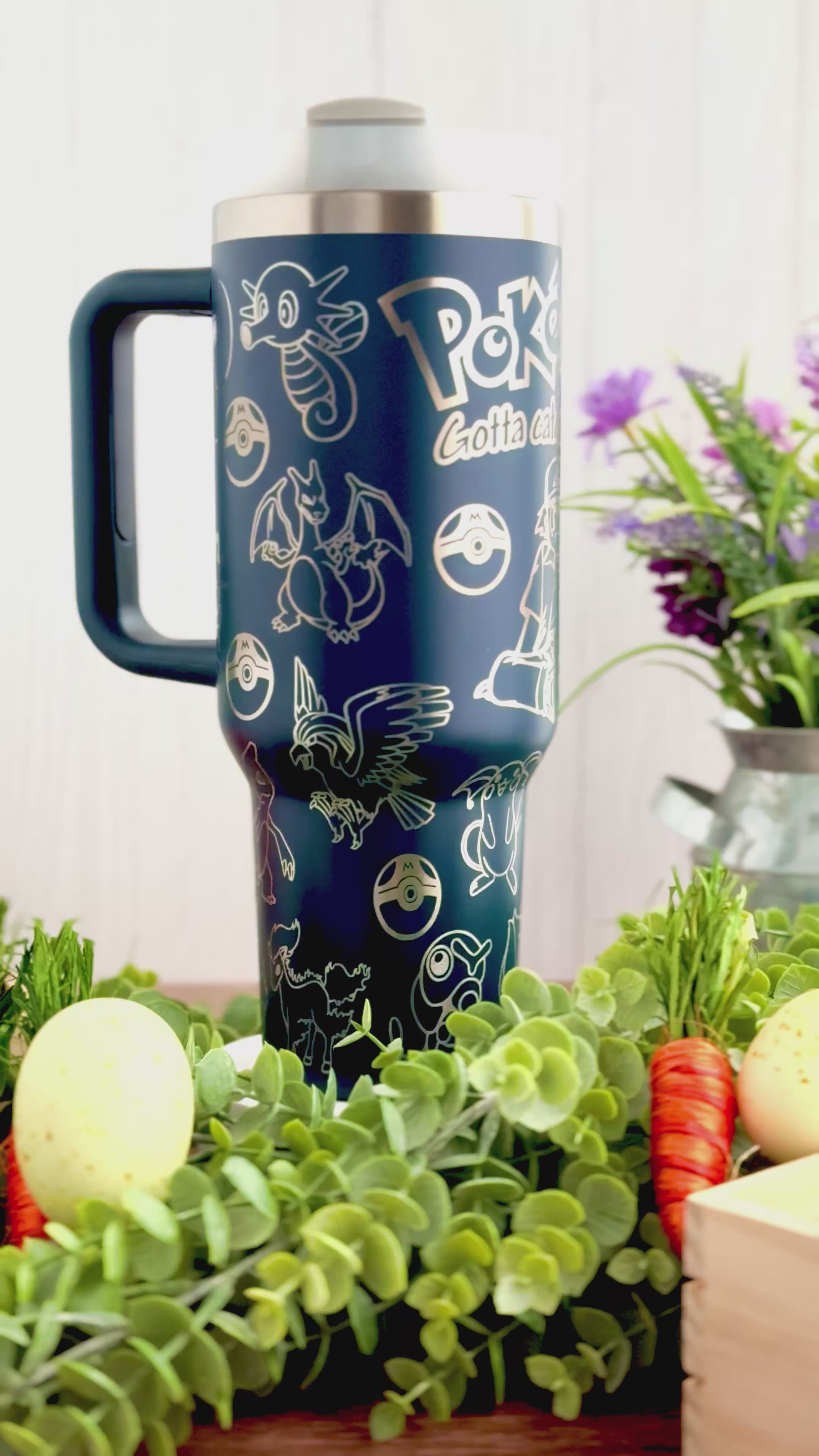 Pokemon Engraved Tumbler | Genuine Stanley