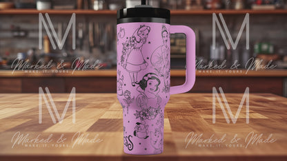 Disney Princess Engraved Tumbler (30oz, 40oz, + Stanleys)