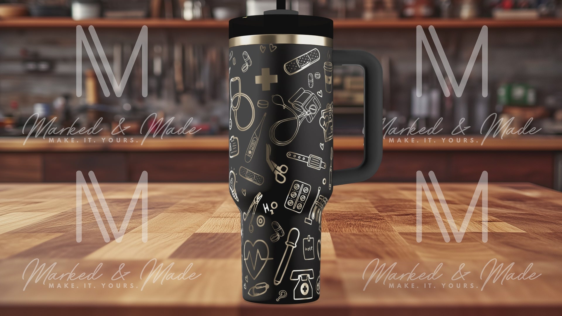 Nurse | RN | Medical Engraved Tumbler | Genuine Stanley