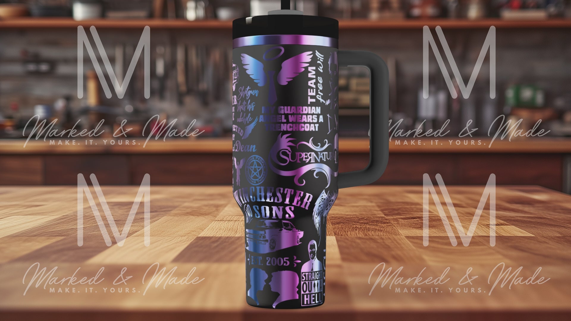 Supernatural Engraved Tumbler | Genuine Stanley