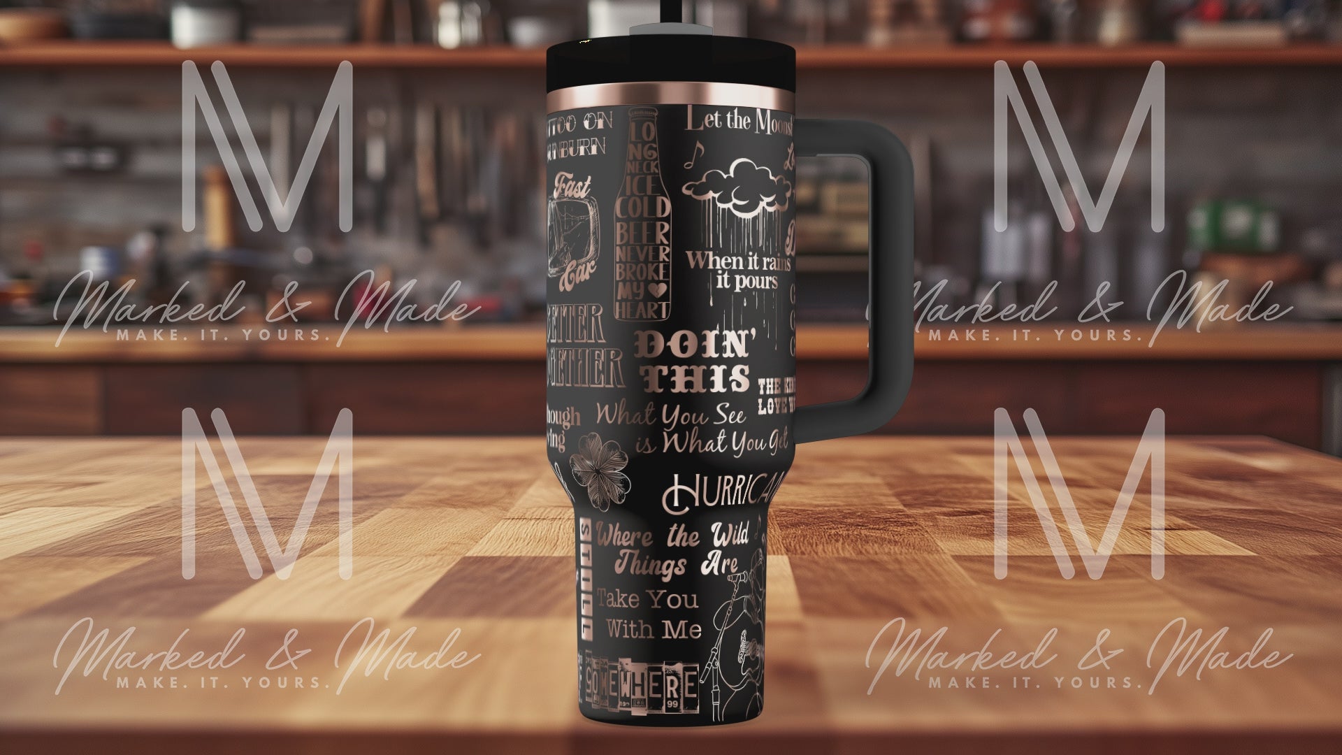 Luke Combs Engraved Tumbler | Genuine Stanley