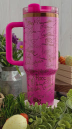 Disney Autograph (Character Signature) Engraved Tumbler | Genuine Stanley