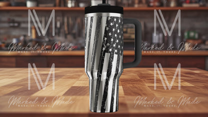 Freedom Seeds | America | Large Caliber Bullet | USA - Engraved Tumbler (30oz, 40oz, + Stanleys)