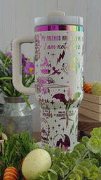 MaasVerse (Sarah J. Maas) Tumbler Wite to Rainbow 40oz